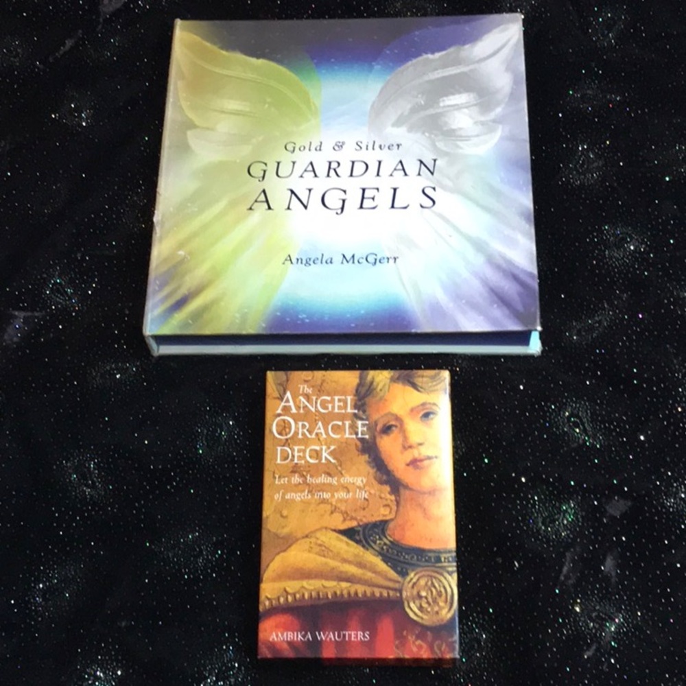 Not read NEW Angel Oracle Deck Ambika Wauters & Guardian Angel box set McGerr